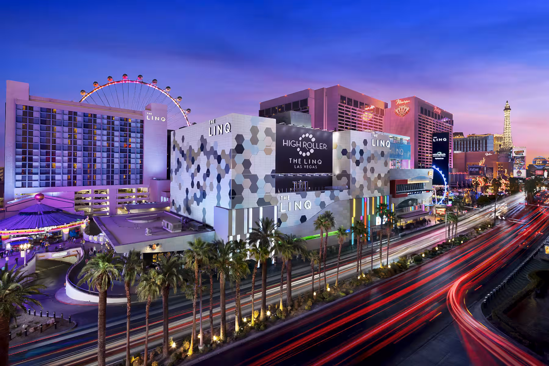 Exterior of The LINQ Hotel + Experience, Trademark Collection by Wyndham hotel in Las Vegas, Nevada